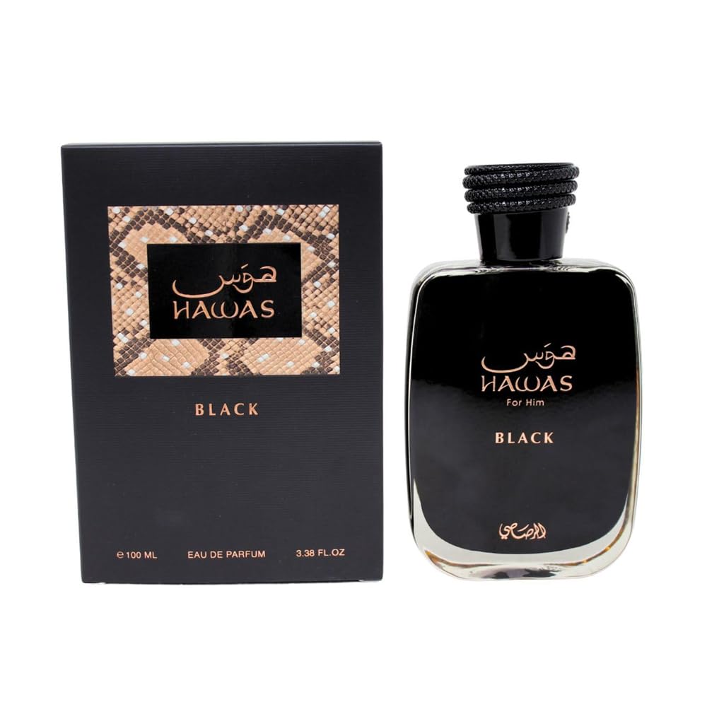 Rasasi Hawas Black - Men's Fragrance | Exotic Notes & Long-Lasting Scent