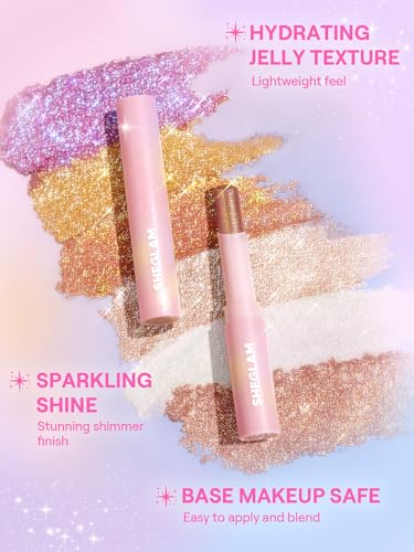 SHEGLAM Crystal Jelly Glaze Eye Shadow Stick - Shimmer Highlighter