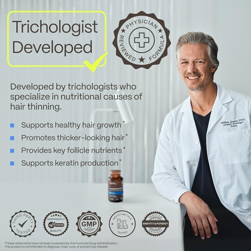 FoliGROWTH¢ç Hair Growth Supplement for Women & Men | For Thicker, Fuller Hair | American Hair Loss Association Approved | Supports Thinning Hair
