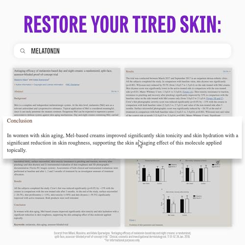 MAXCLINIC Time Return Melatonin Cream 0.88 oz - Hydrating Face Moisturizer