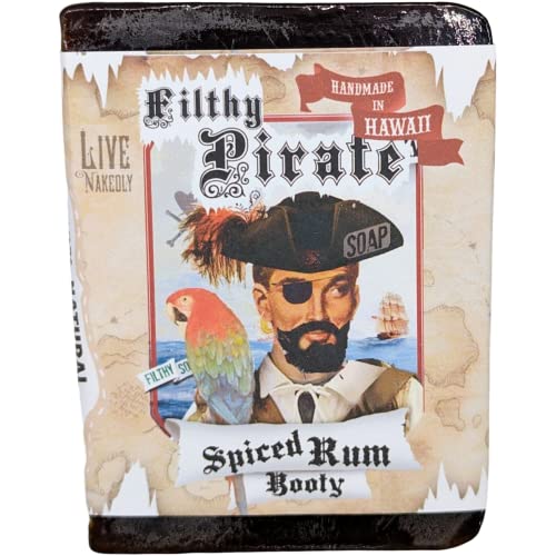 Filthy Pirate Spiced Rum Soap Bar - Natural Handmade Soap