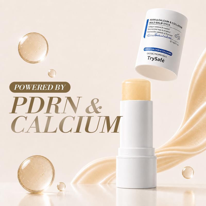TrySafe PDRN & Collagen Anti-Aging Balm Stick - Moisturizing Wrinkle Care
