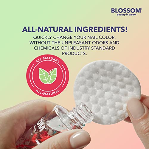 Blossom Spring Scented Non-Acetone Nail Polish Remover with Real Flowers - 2oz