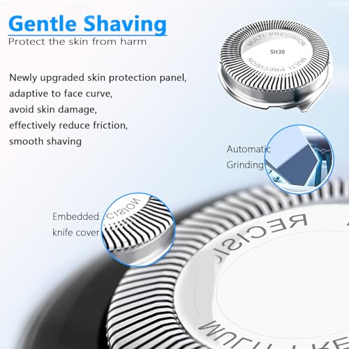 Serytoen SH30 Replacement Heads for Philips Shaver Series 1000/2000/3000