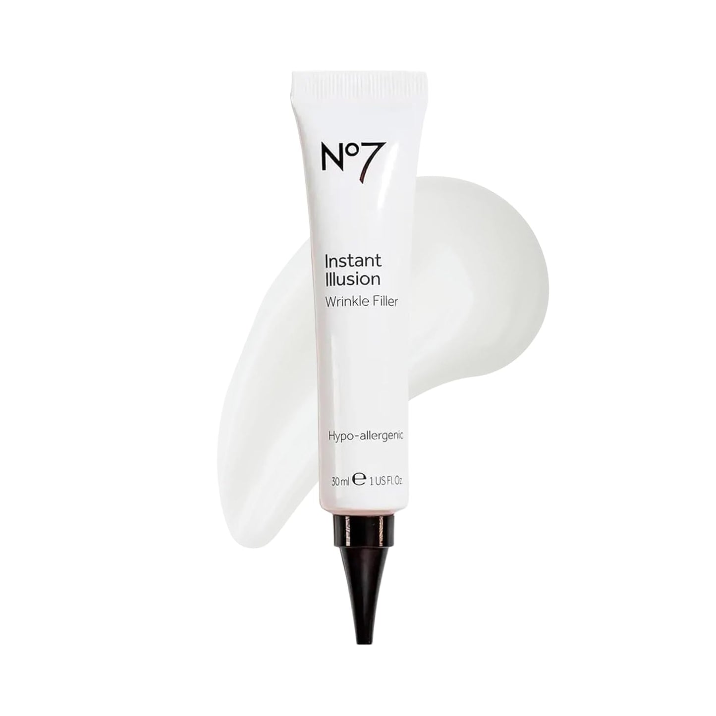 No7 Instant Illusion Wrinkle Filler - Anti-Aging Serum to Smooth Fine Lines | 1 Fl Oz