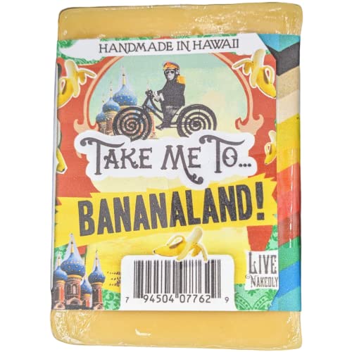 Filthy Monkey All-Natural Large Banana Soap Bar - Handmade