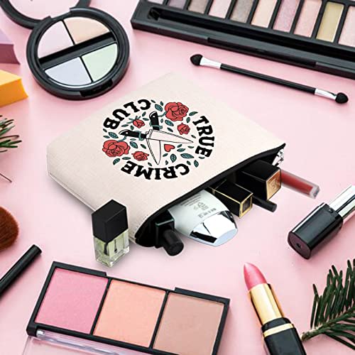 True Crime Club Makeup Bag - Funny Gift for True Crime Lovers