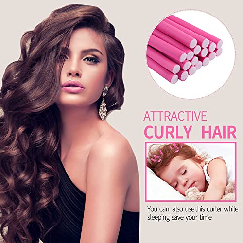 Buytta 31-Piece Flexi Rods Hair Curler Set - 9.45" Heatless Foam Rollers