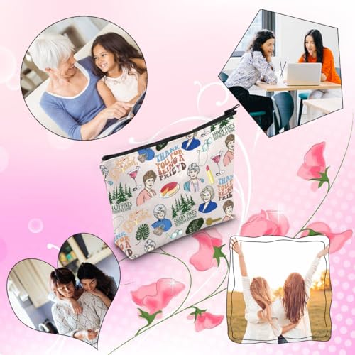 Stay Golden TV Theme Makeup Bag - Funny TV Bag Gift for Friend & Family