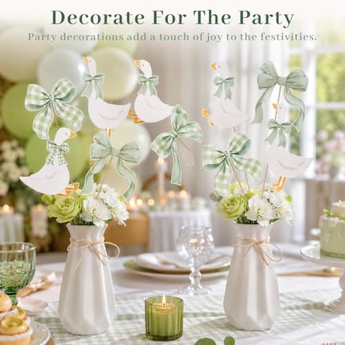 Silly Goose Centerpiece Sticks - 12PCS Table Toppers for Parties