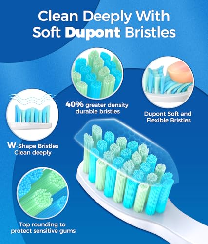 White Replacement Toothbrush Heads Pack of 1 - Complete Care Electric Brush