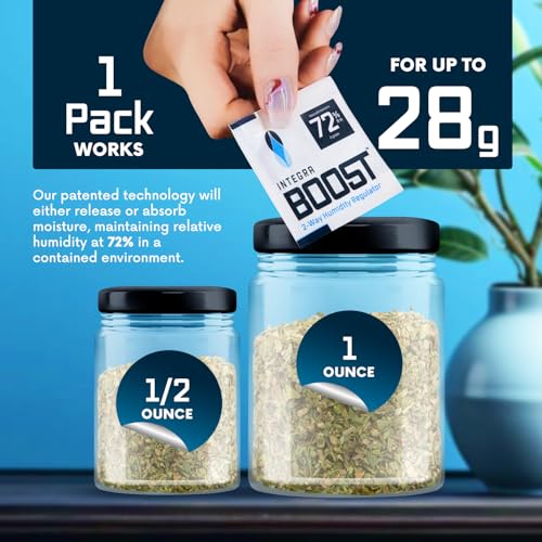 Integra Boost 72% RH Humidity Control Pack for Food Storage - 6 Packs