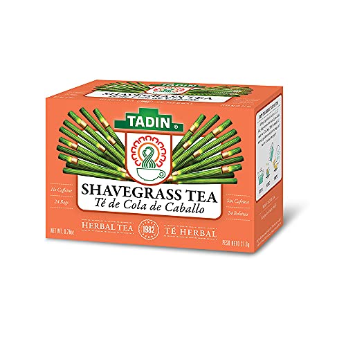 Tadin Shavegrass Herbal Tea – Caffeine Free, 24 Tea Bags, 3-Pack
