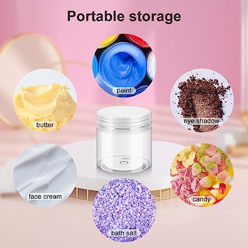 Loretoy 36 Pack 2oz Plastic Cosmetic Jars - Leak-Proof Travel Containers
