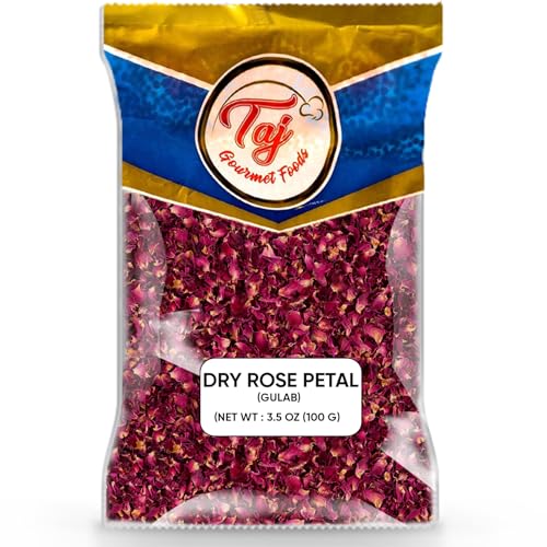 Premium Dried Rose Petals - 3.5oz Edible Flower Topping