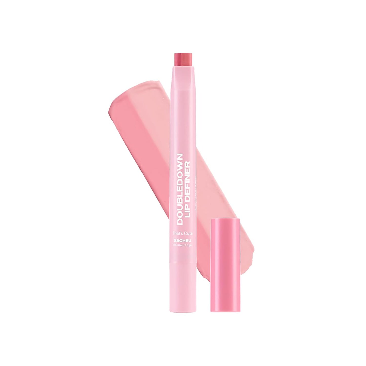 Sacheu DoubleDown Lip Definer - 2-in-1 Hydrating Lip Liner & Balm | Creamy Satin Finish, Coffee Break