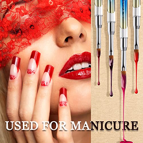 Kolinsky Acrylic Nail Brush Set - 4 Sizes for Nail Art
