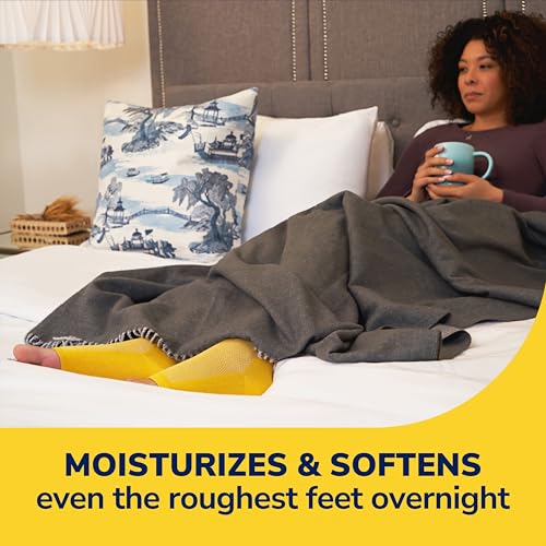 Dr. Scholl's Rough Dry Foot Renewal Overnight Treatment 3oz (Pack of 2) - Moisturizing Foot Cream with Aloe & Coconut Oil