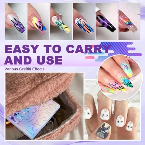 FSTGIA 12 Colors Nail Art Pens Set - Quick Dry Acrylic Markers (FBA)
