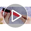 Patelai 12-Pack Barber Clipper Cleaning Brushes Black & Red Nylon Blade Cleaner