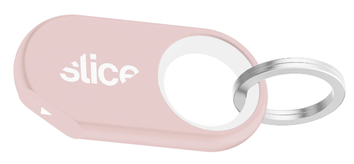 Slice Slicer Box Cutter | Ceramic Keychain Knife and Lightweight Micro Cutter | Lasts 11x Longer than Metal | Dusty Rose