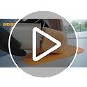 Deiss Heat-Resistant Silicone Oven Mitts Set with Cotton Lining