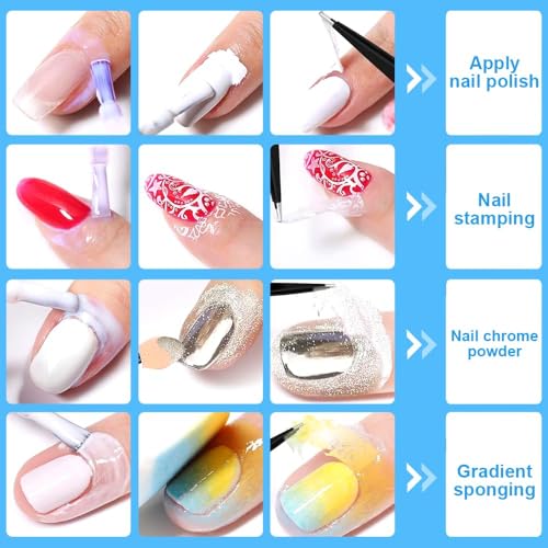 YTRUNS White Liquid Latex for Nails, Peelable Cuticle Skin Shield, 15ml