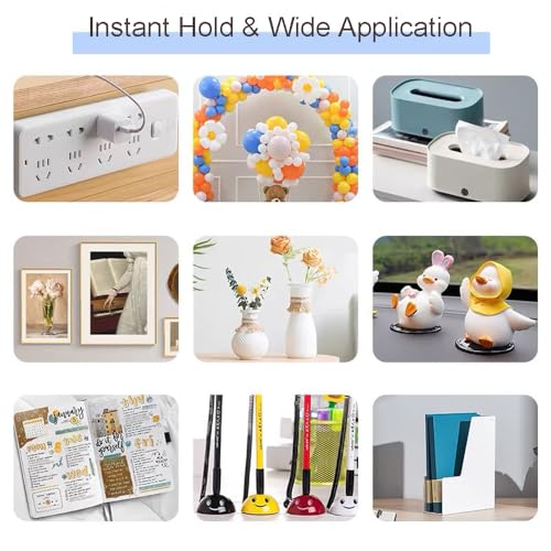 1000 Pcs Clear Double-Sided Adhesive Dots for Crafts & Display