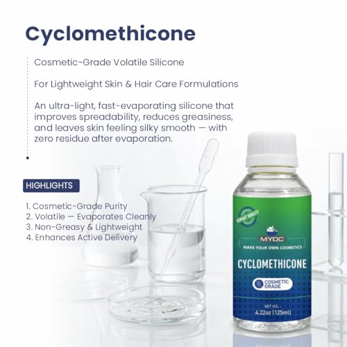Cosmetic-Grade Cyclomethicone Liquid 120ml for DIY Hair & Skin Care