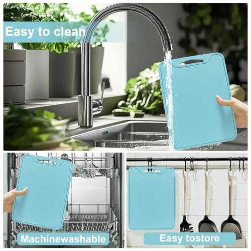 BPA-Free Silicone Cutting Board 11.8''x 8.6'' - Flexible & Dishwasher Safe