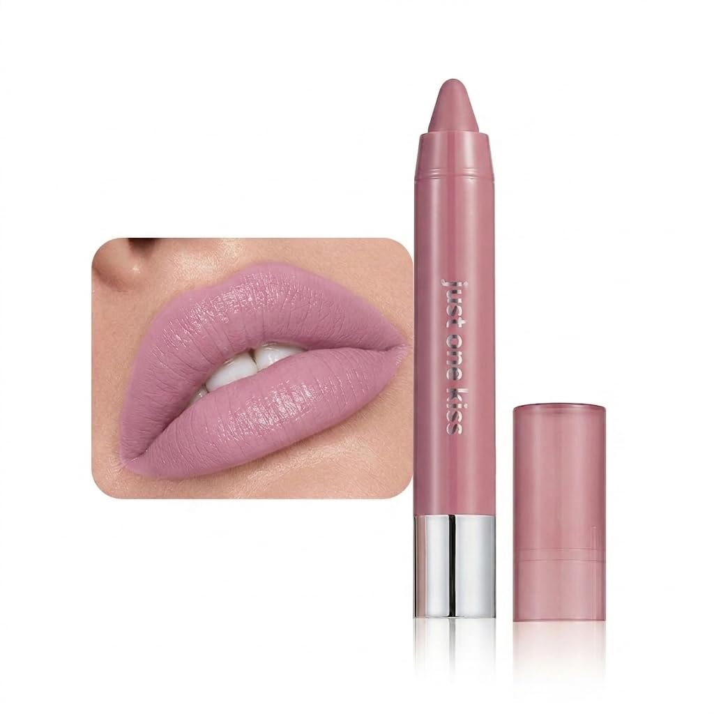 Hydrating Cream Lipstick - Maroon Lip Crayon for Women | Moisturizing, Smooth Application, Natural Finish, 06