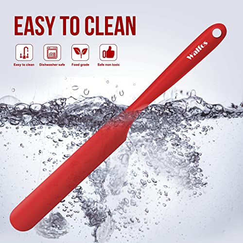 Walfos Silicone Jar Spatula Set - Heat Resistant, BPA Free, 2pcs