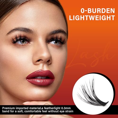 VYRILA 240pcs DIY Lash Extension Clusters - 8-16mm C Curl