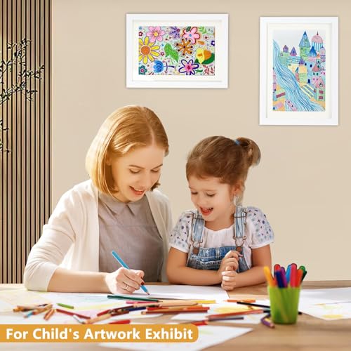 Kids A4 Art Frame - Front Opening, Holds 150 Artworks, Multi-Display