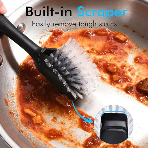 Dish Brush Refill Heads for OXO Steel Dish Brush - 4 Pack
