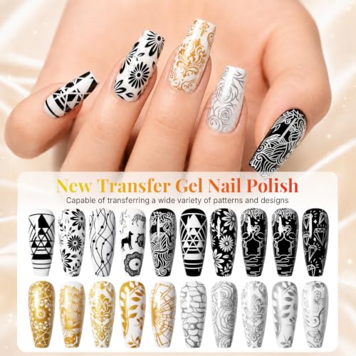 Major Dijit 12 Colors Stamping Nail Polish Gel 8ML for Nail Art