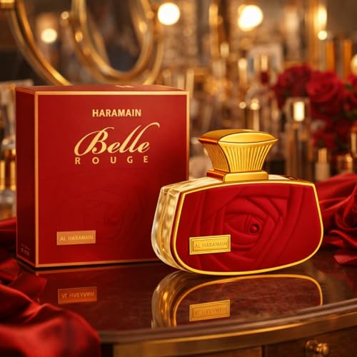 Al Haramain Belle Rouge Amber Floral Eau de Parfum Spray for Women 2.5oz