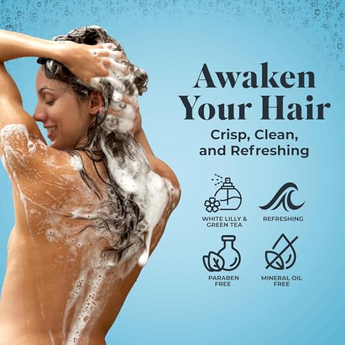 White Rain Ocean Mist Moisturizing Hair Shampoo Pack of 2, 15 fl oz each