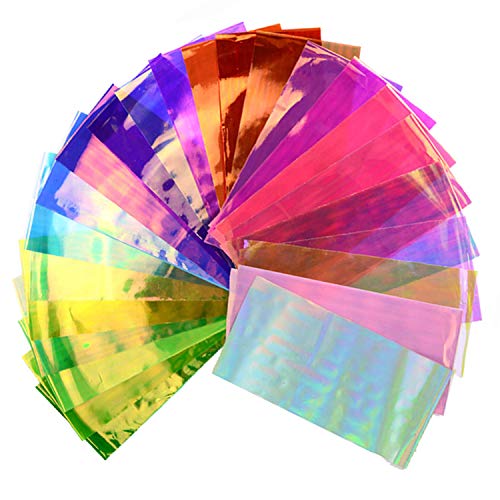 Beaute Galleria 24-Piece Holographic Nail Art Foil Set