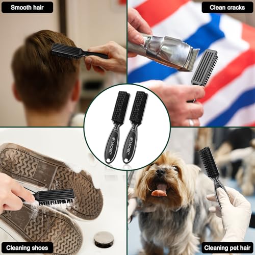 Nicemovic 4-Pack Barber Neck Duster & Brush Set for Haircutting