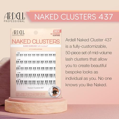 Ardell Naked Clusters 437 - Lightweight Human Hair Lash Extensions