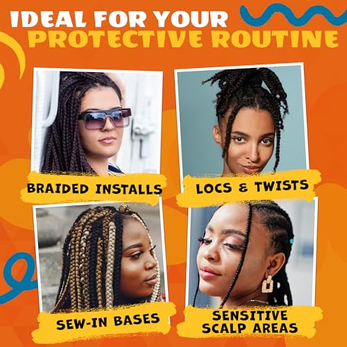 AllDay Locks Scalp Oil for Braids & Dreadlocks 4 oz — Nourishing Hair & Scalp Moisturizer