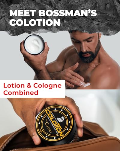 Bossman 2-in-1 Men's Body Lotion & Cologne - Royal Oud Scented Moisturizer