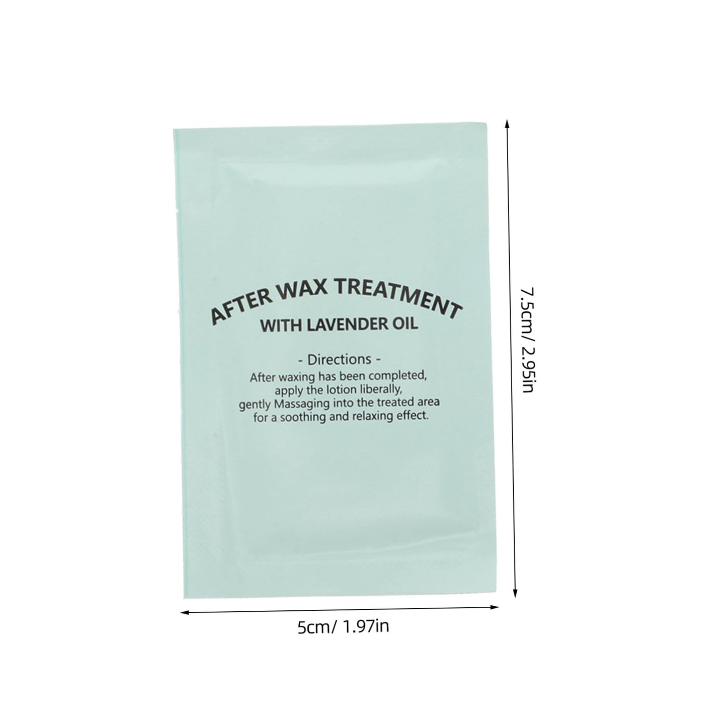 Healeved Post Wax Oil Wipes 20 Individually Wrapped Cleaning Pads for after Wax Care Skin Cleansing Redness Reduction and Remover Travel Size 2.95X1.96In