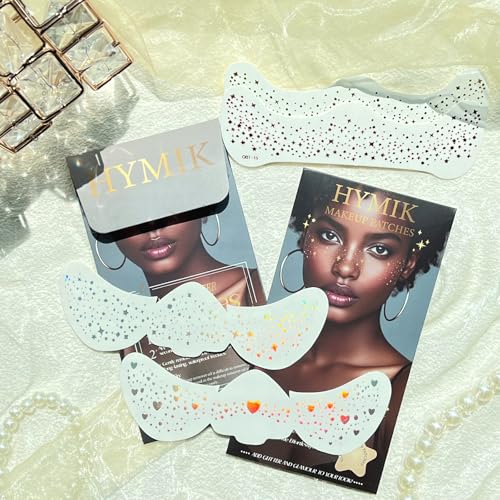 Holographic Freckles Face Tattoos - Waterproof Glitter Patches Set