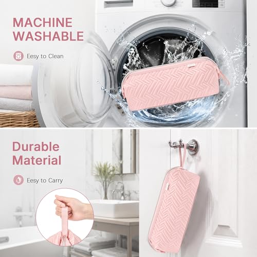 Leudes Travel Bag for Shark FlexStyle & Airwrap Hair Dryer Pink 467.17 cu in