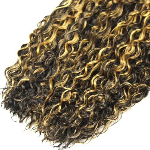 Habiliana 12A Brazilian Jerry Curly Human Hair Bundles - P1B/27 Chocolate