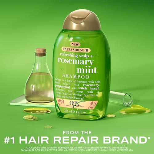 OGX Refreshing Scalp & Rosemary Mint Shampoo & Conditioner Set - Sulfate-Free, 13 fl oz