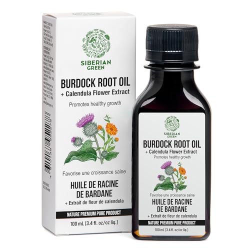 Siberian Green Burdock Oil with Calendula Flower Extract, 100ml
