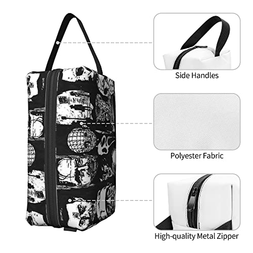 Horror Icons Makeup Pouch - Waterproof Cosmetic Bag for Travel